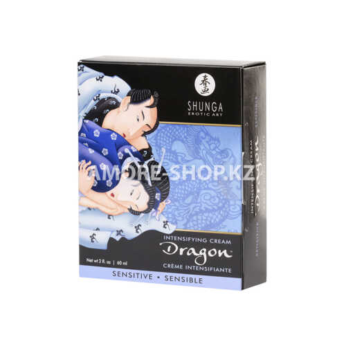 Усиливающий крем для пар Shunga Dragon Sensitive, эффект «ледяного огня», 60 мл 3