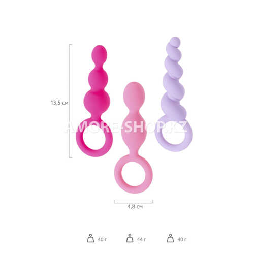 Набор анальных игрушек Booty Call Satisfyer цветные 7