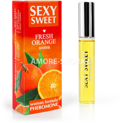 Парфюмированное средство для тела SEXY SWEET FRESH ORANGE с феромонами 10 мл арт. LB-16124 1
