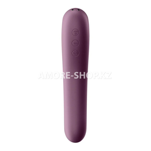 Вибромассажер с вакуумной стимуляцией Satisfyer Dual Kiss wine фиолетовый 3