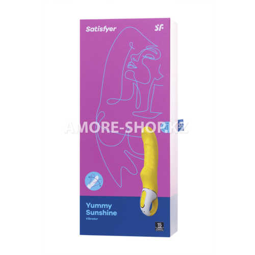 Желтый вибратор для точки G Satisfyer Vibes - Yummy Sunshine, 22 см 8
