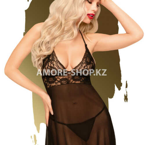 Пеньюар "Bedtime story" черный ot Penthouse (L/XL) 1