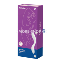 Вибратор с стимуляцией точки G Satisfyer Rrrolling Pleasure белый