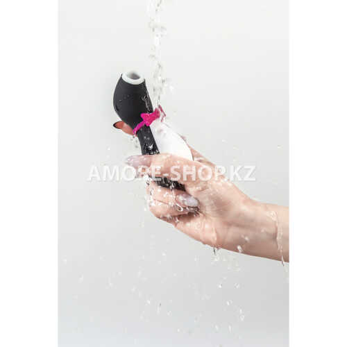 Вакуум-волновой бесконтактный стимулятор клитора Satisfyer Pro Penguin Ng, силикон, черный, 11,5 см. 14