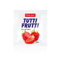 Гель TUTTI-FRUTTI ЗЕМЛЯНИКА серии OraLove одноразовая упаковка 4 г арт. LB-30008t