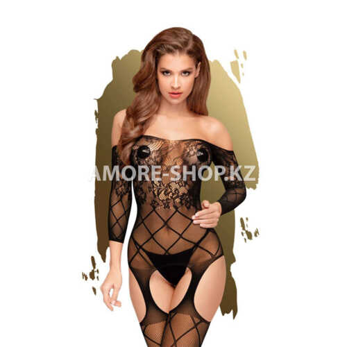 Бодисетка c длинным pykabom "Top-notch" черная ot Penthouse (XL) 1