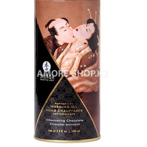 Масло для массажа Shunga Intoxicating Chocolate, разогревающее, с ароматом шоколада, 100 мл 5