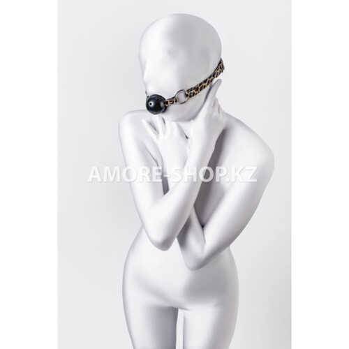 Кляп Anonymo #0302, ABS пластик, черный, 64 см 3