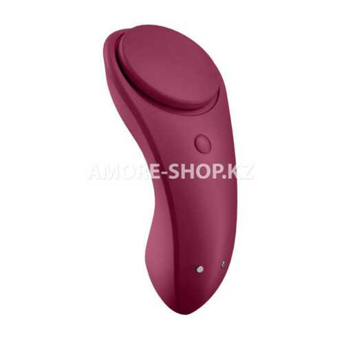 Вибромассажер Satisfyer Sexy Secret, силикон, красный, 8,5 см 3