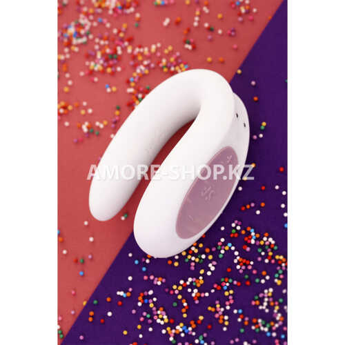 Парный вибратор Satisfyer Double Joy с возможностью управления через приложение (белый) 21