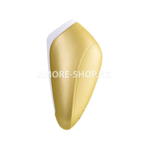 Вакуум-волновой бесконтактный стимулятор клитора Satisfyer Love Breeze, силикон, золотой, 9,5 см. 4