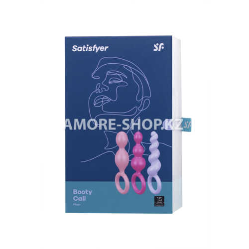 Набор анальных игрушек Booty Call Satisfyer цветные 10
