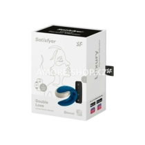 Смарт вибратор для пар Satisfyer Double Love blue