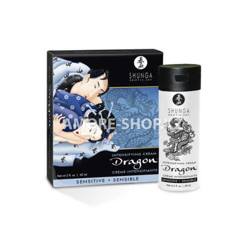 Усиливающий крем для пар Shunga Dragon Sensitive, эффект «ледяного огня», 60 мл 6