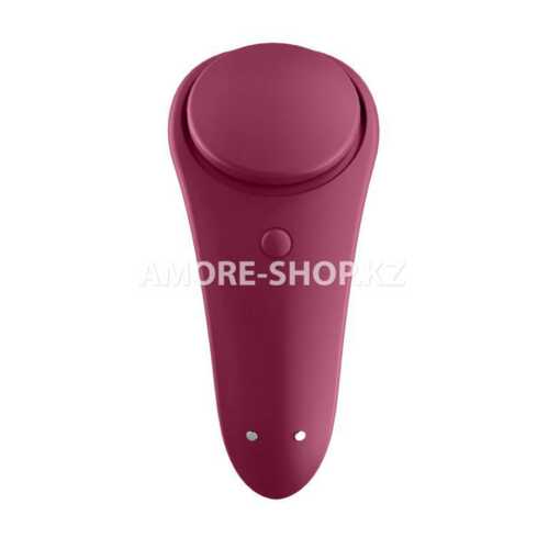 Вибромассажер Satisfyer Sexy Secret, силикон, красный, 8,5 см 2