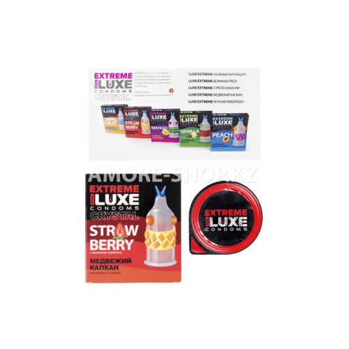 Презерватив Luxe Extreme Медвежий Капкан (клубника) 1 штука 9