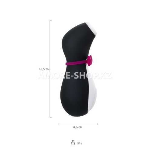 Вакуум-волновой бесконтактный стимулятор клитора Satisfyer Pro Penguin Ng, силикон, черный, 11,5 см. 6