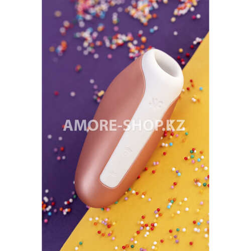 Вакуумно-волновой стимулятор Love Breeze розовое золото 18