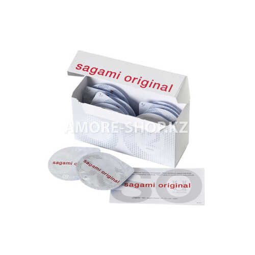 Презервативы Sagami, original 0.02, полиуретан, 19 см, 5,8 см, 12 шт. 4