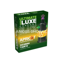 Презерватив Luxe Black Ultimate Хозяин Тайги (абрикос) 1 штука