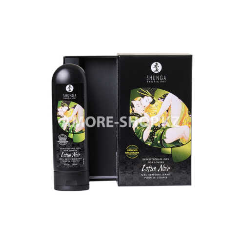 Возбуждающий гель для влюбленных Shunga Lotus Noir,уникальная формула с L-аргинином,60 мл 7