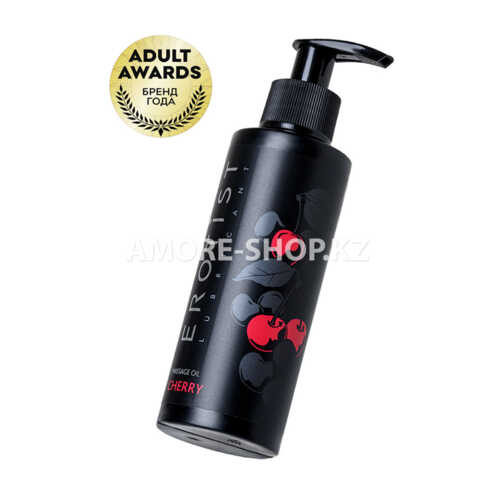 Массажное масло Erotist CHERRY, съедобное, вишня, 150 мл 1