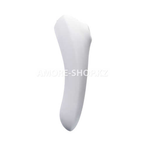 Вакуум-волновой бесконтактный стимулятор клитора Satisfyer Dual Pleasure, силикон, белый, 17,9 см. 4