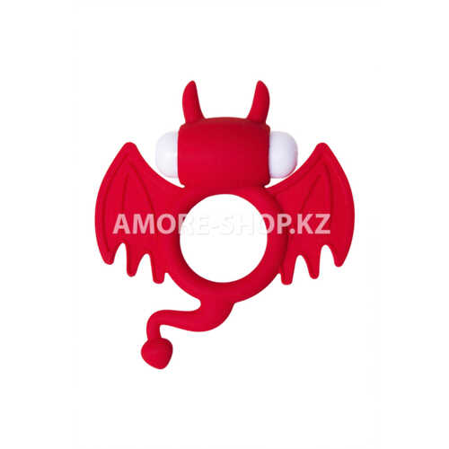Эрекционное кольцо на пенис JOS  SWEET DEVIL, Силикон, Красный, 8,5 см 2