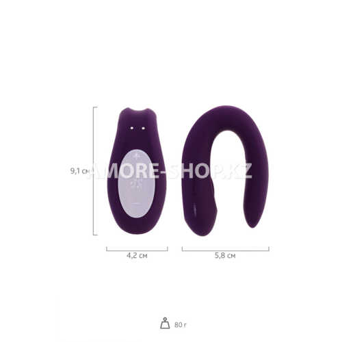 Парный вибратор Satisfyer Double Joy с возможностью управления через приложение (фиолетовый) 12